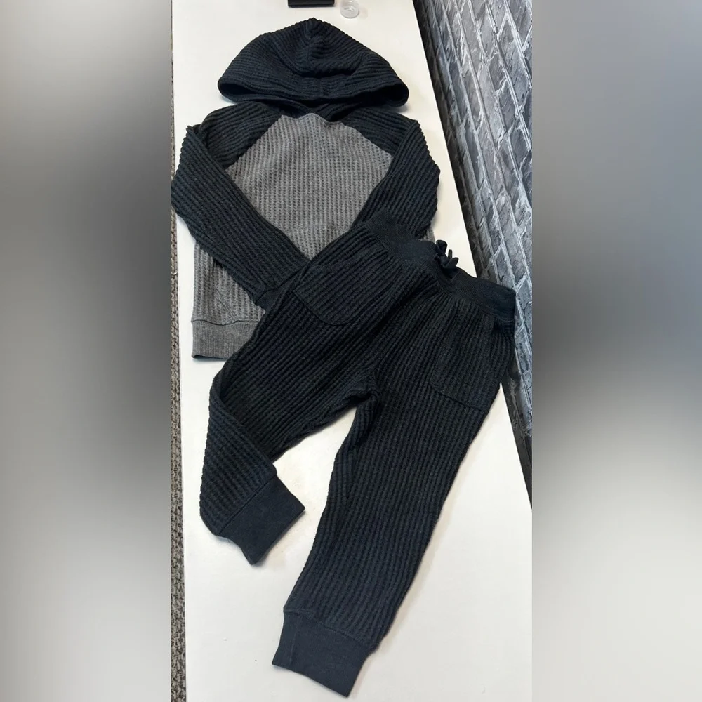 Boy's Black Sweatpants Relaxed Fit Joggers‎